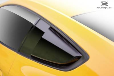 Duraflex - Ford Mustang Duraflex R-Spec Window Scoops - 2 Piece - 112458 - Image 2