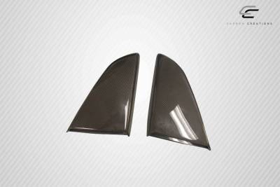 Carbon Creations - Ford Mustang Carbon Creations R-Spec Window Scoop - 2 Piece - 112463 - Image 3