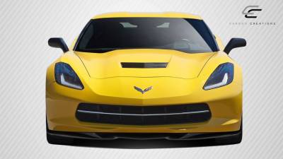 Carbon Creations - Chevrolet Corvette Carbon Creations Apex Front Splitter - 3 Piece - 112472 - Image 2