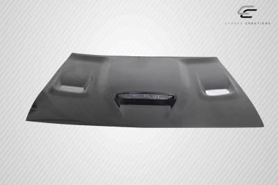 Carbon Creations - Dodge Challenger Carbon Creations Hellcat Look Hood - 1 Piece - 112475 - Image 9