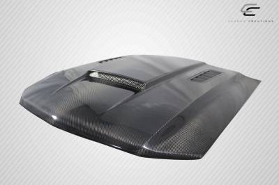Carbon Creations - Ford Mustang Carbon Creations CV-X Version 3 Hood - 1 Piece - 112477 - Image 6