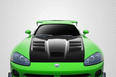 Carbon Creations - Dodge Viper Carbon Creations ACR Look Hood - 1 Piece - 112479 - Image 1