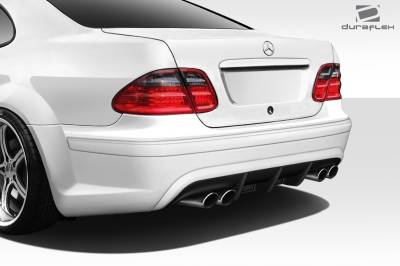 Duraflex - Mercedes-Benz CLK Duraflex Black Series Look Wide Body Rear Bumper Cover - 1 Piece - 112558 - Image 2