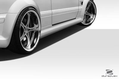 Duraflex - Mercedes-Benz CLK Duraflex Black Series Look Wide Body Side Skirts Rocker Panels - 2 Piece - 112559 - Image 2