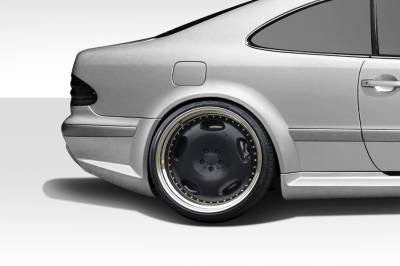 Duraflex - Mercedes-Benz CLK Duraflex Black Series Look Wide Body Rear Fender Flares - 2 Piece - 112561 - Image 1