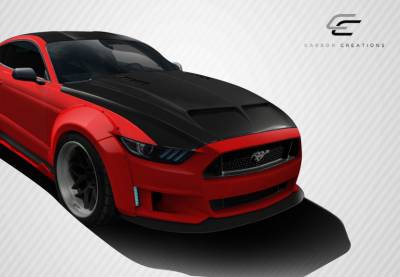 Carbon Creations - Ford Mustang GT500 Carbon Fiber Creations Body Kit- Hood 112581 - Image 2