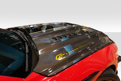 Carbon Creations - Ford Mustang Carbon Creations CVX Hood - 1 Piece - 112582 - Image 3