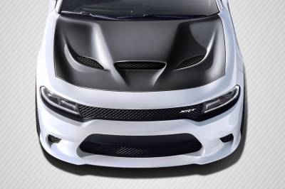 Dodge Charger Hellcat Carbon Fiber Creations Body Kit- Hood 112615