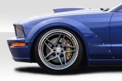 Ford Mustang Circuit Duraflex 75MM Front Fender Flares 112635