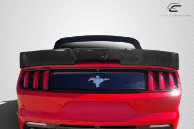 Carbon Creations - Ford Mustang Convertible Grid Carbon Fiber Body Kit-Wing/Spoiler 112638 - Image 2