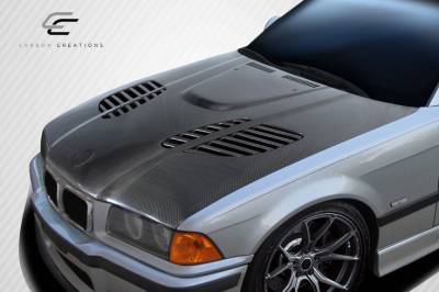 Carbon Creations - BMW 3 Series 2DR GTR DriTech Carbon Fiber Body Kit- Hood 112903 - Image 2