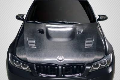 BMW 3 Series 4DR AF1 DriTech Carbon Fiber Body Kit- Hood 112912