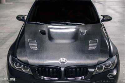 Carbon Creations - BMW 3 Series 4DR AF1 DriTech Carbon Fiber Body Kit- Hood 112912 - Image 2