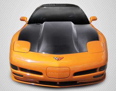 Carbon Creations - Chevrolet Corvette Cowl DriTech Carbon Fiber Body Kit- Hood 112920 - Image 1