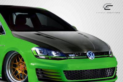 Carbon Creations - Volkswagen Golf K Design DriTech Carbon Fiber Body Kit- Hood 112983 - Image 2