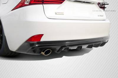 Carbon Creations - Lexus IS AM Design DriTech Carbon Fiber Rear Bumper Lip Body Kit 112999 - Image 2
