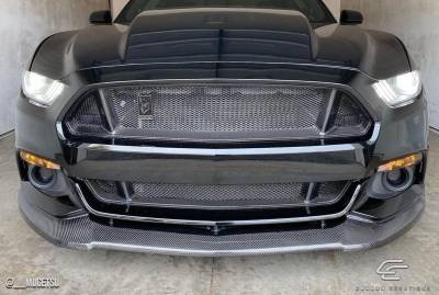 Carbon Creations - Ford Mustang CVX Carbon Creations Front Bumper Lip Body Kit 113091 - Image 2