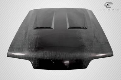 Carbon Creations - Ford Mustang Heat Extractor Carbon Fiber Creations Body Kit- Hood 113114 - Image 3
