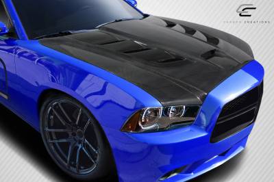 Carbon Creations - Dodge Charger Viper Look DriTech Carbon Fiber Body Kit- Hood 113116 - Image 2