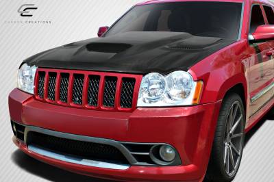 Carbon Creations - Jeep Grand Cherokee Hellcat Look DriTech Carbon Fiber Body Kit-Hood 113118 - Image 2