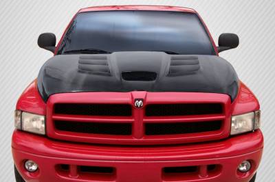 94-01 Dodge Ram Viper Look Dritech Carbon Fiber Body Kit- Hood 113120