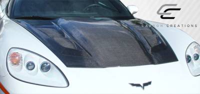 Carbon Creations - Chevrolet Corvette H-Design DriTech Carbon Fiber Body Kit- Hood 113127 - Image 3