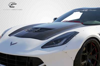 Carbon Creations - Chevrolet Corvette Z06 DriTech Carbon Fiber Body Kit- Hood 113155 - Image 4