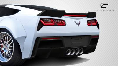 Carbon Creations - Corvette Gran Veloce DriTech Carbon Fiber Rear Bumper Lip Body Kit 113156 - Image 3
