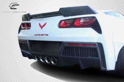 Carbon Creations - Corvette Gran Veloce DriTech Carbon Fiber Rear Bumper Lip Body Kit 113156 - Image 4