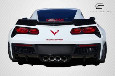 Carbon Creations - Corvette Gran Veloce DriTech Carbon Fiber Rear Bumper Lip Body Kit 113156 - Image 5