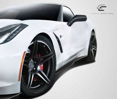 Carbon Creations - Corvette Thunderbolt DriTech Carbon Fiber Side Skirts Body Kit 113166 - Image 2