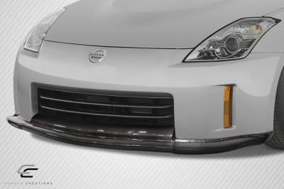 Carbon Creations - Fits Nissan 350Z MZ Carbon Fiber Front Bumper Lip Body Kit 113455 - Image 2