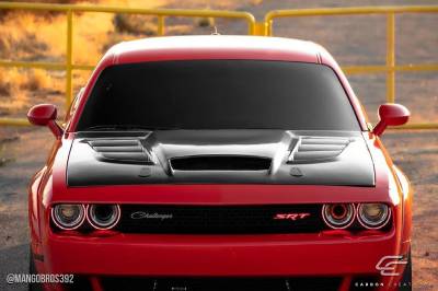 Carbon Creations - Dodge Challenger Viper Look Carbon Creations Body Kit- Hood 113490 - Image 4