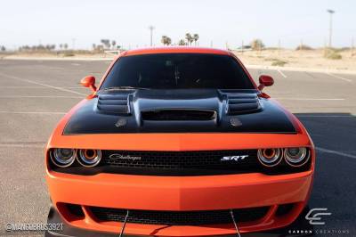 Carbon Creations - Dodge Challenger Viper Look Carbon Creations Body Kit- Hood 113490 - Image 5