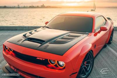 Carbon Creations - Dodge Challenger Viper Look Carbon Creations Body Kit- Hood 113490 - Image 6