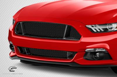 Carbon Creations - Ford Mustang CVX Carbon Fiber Creations Upper Grill/Grille 113496 - Image 2