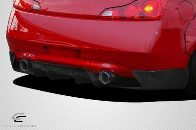 Carbon Creations - Fits Infiniti G Coupe LBW Carbon Fiber Creations Rear Bumper Lip Body Kit 113 - Image 2