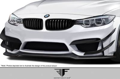 Aero Function - BMW 4 Series AF-1 Aero Function Front Bumper Lip Body Kit 113584 - Image 2