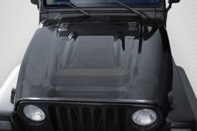 Carbon Creations - Jeep Wrangler Heat Reduction Carbon Creations Body Kit- Hood 113640 - Image 1