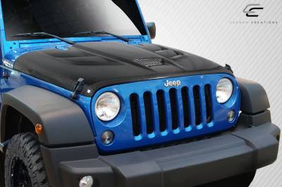 Carbon Creations - Jeep Wrangler Viper Look Carbon Creations Body Kit- Hood 113645 - Image 2