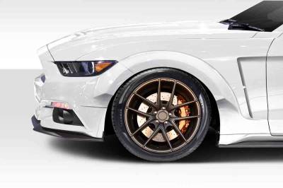 Ford Mustang KT Wide Body Duraflex Wide Front Fender Flares 114951