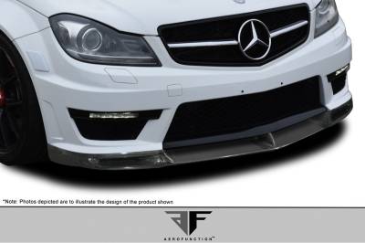 Aero Function - Mercedes C63 AF-1 Aero Function Front Bumper Lip Body Kit 113756 - Image 2