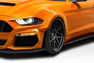 Couture - Ford Mustang Grid Couture Urethane Wide Front Fender Flares 114998 - Image 2