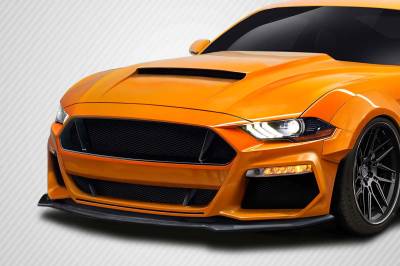 Carbon Creations - Ford Mustang Grid Carbon Fiber Creations Front Bumper Lip Body Kit 115002 - Image 2