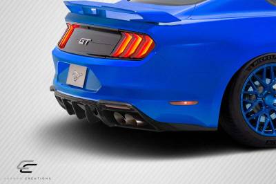 Carbon Creations - Ford Mustang Grid Carbon Fiber Rear Bumper Diffuser Body Kit 115006 - Image 2
