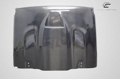 Carbon Creations - Jeep Wrangler Hellcat Carbon Fiber Creations Body Kit- Hood 115008 - Image 3