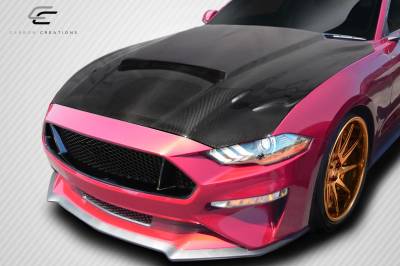 Carbon Creations - Ford Mustang CVX Carbon Fiber Body Kit- Hood 115010 - Image 2