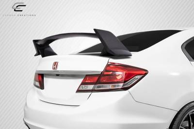 Carbon Creations - Honda Civic 4DR Type R Style Carbon Fiber Body Kit-Wing/Spoiler 115045 - Image 2
