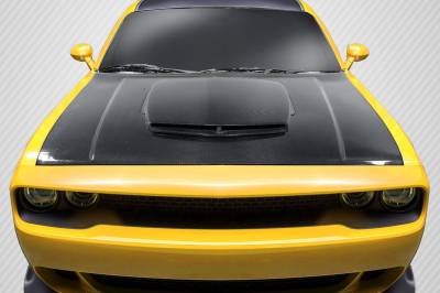 Dodge Challenger TA Look Carbon Fiber Creations Body Kit- Hood 115127