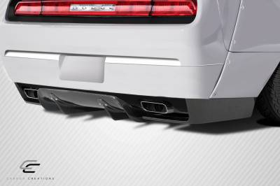 Carbon Creations - Dodge Challenger Circuit Carbon Fiber Rear Bumper Diffuser 113982 - Image 2